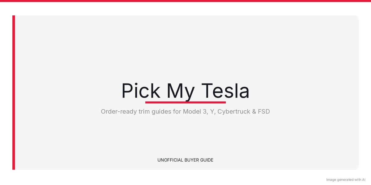 Pick My Tesla